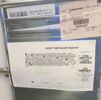 聚烯烴分(fēn)散體(tǐ)水(shuǐ)溶液